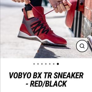 VOBYO RED/BLACK Boxing/Streetwear Sneaker